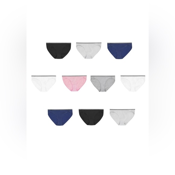 Women’s Hanes Tagless Stretch Bikinis - Assorted Colors - Picture 2 of 4